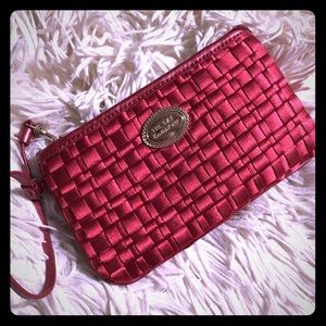 Satin Woven Wristlet by The Sak